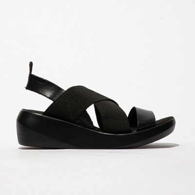 Sandalias Fly London Baji848fly Mujer Negras | 5824-JSQKI