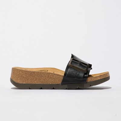 Sandalias Fly London Carb851fly Mujer Negras | 3605-CNVUO