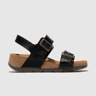 Sandalias Fly London Ceke722fly Mujer Negras | 1456-MDGUP