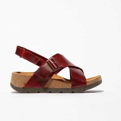 Sandalias Fly London Chlo852fly Mujer Rojas | 6854-JSDWB