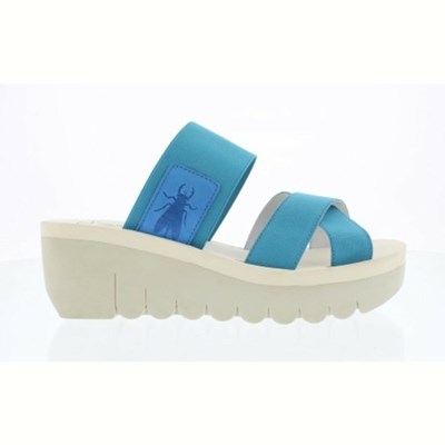 Sandalias Fly London Yabo593fly Mujer Azur | 1548-KZIRL