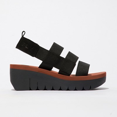 Sandalias Fly London Yere847fly Mujer Negras | 9208-RKNTJ